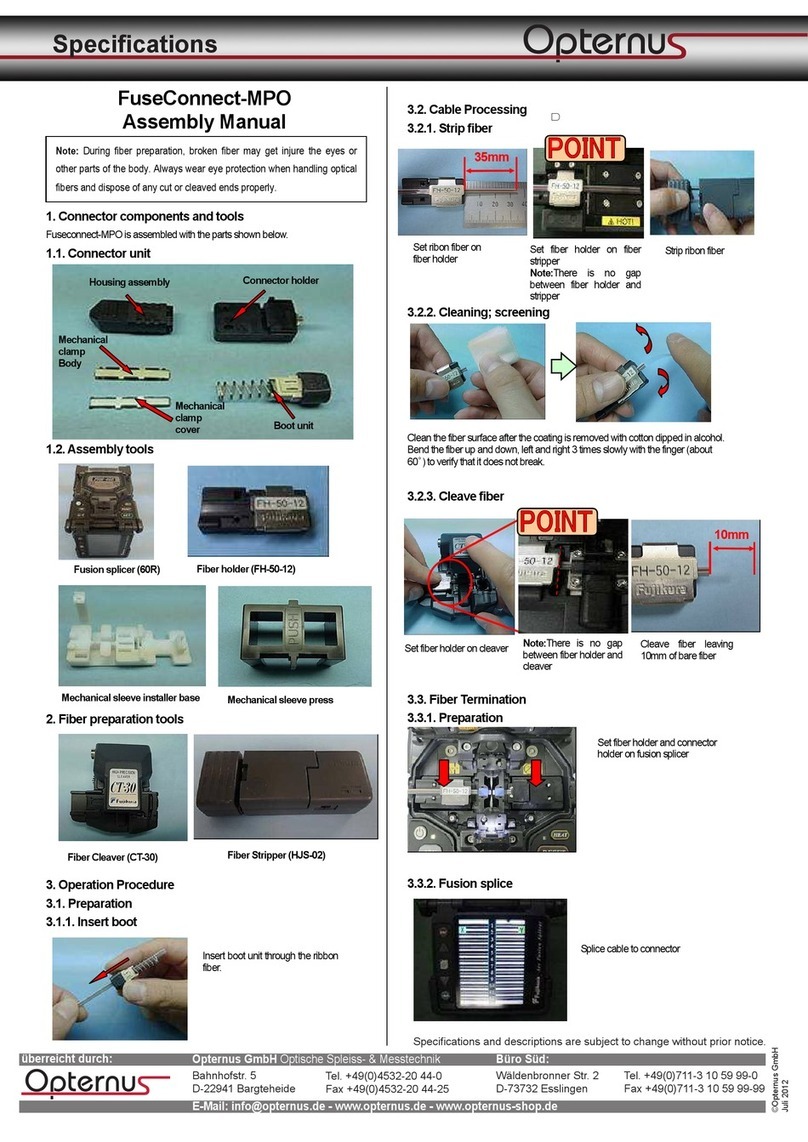 Fujikura FuseConnect-MPO Assembly manual