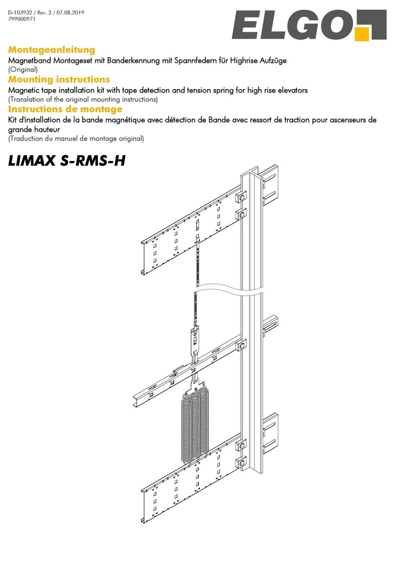 Elgo LIMAX S-RMS-H Mounting instructions