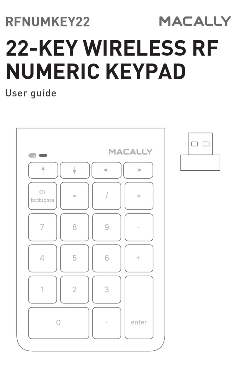 Macally RFNUMKEY22 User manual