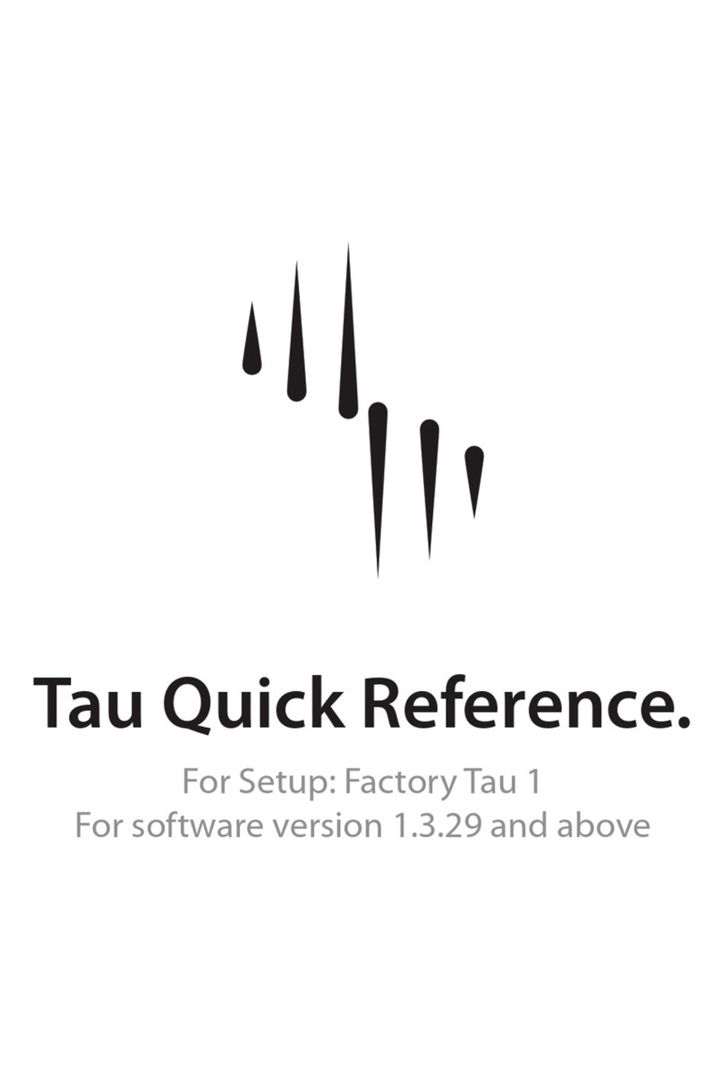 Eigenharp Tau quick reference