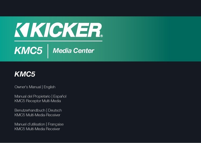 Kicker KMC5 User manual