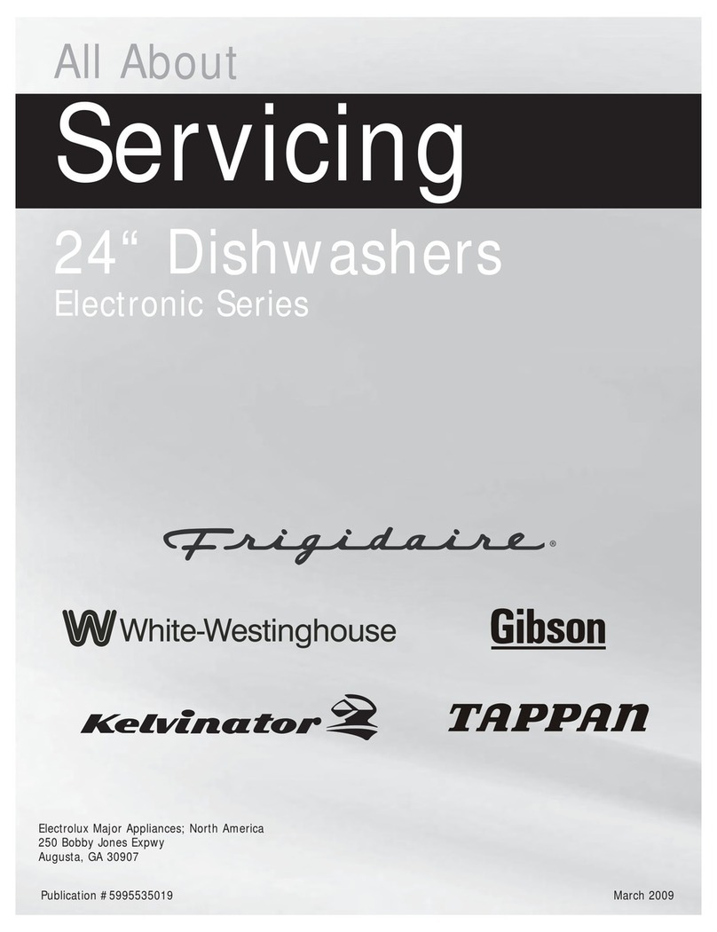 Frigidaire FDB2410HIB - Full Console Dishwasher Servicing