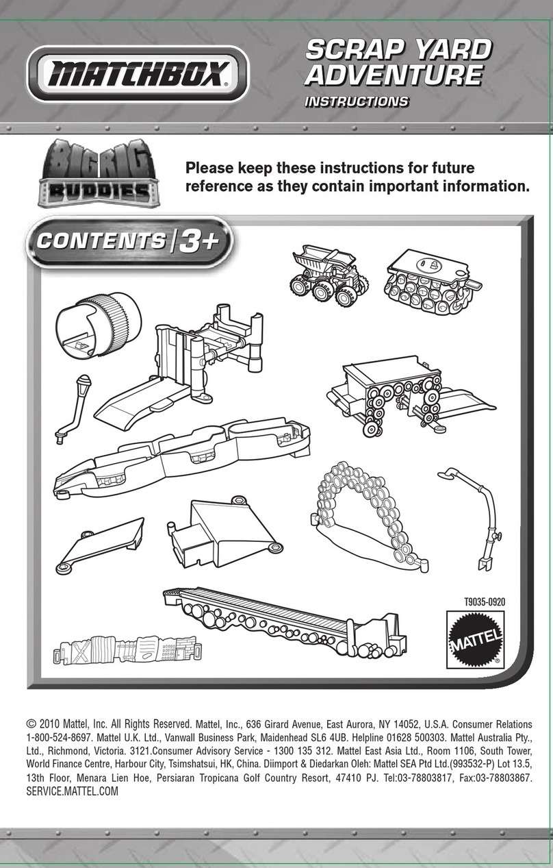 Mattel MATCHBOX BIG RIG BUDDIES SCRAP YARD... User manual