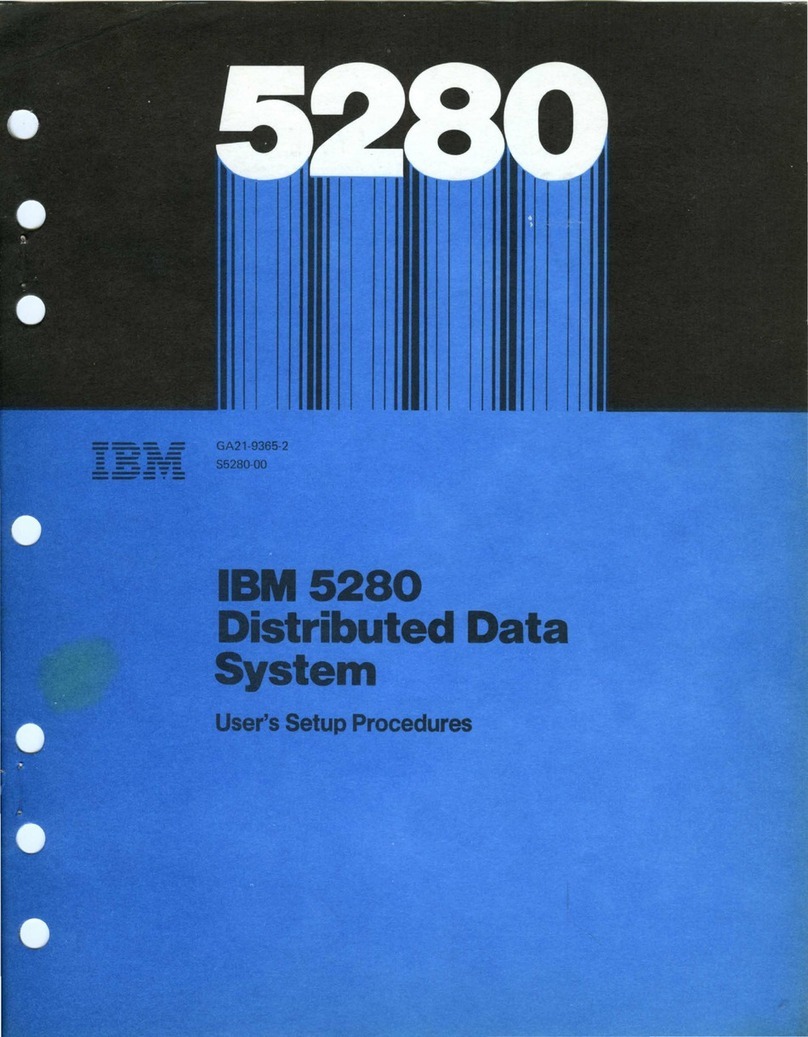 IBM 5280 User manual