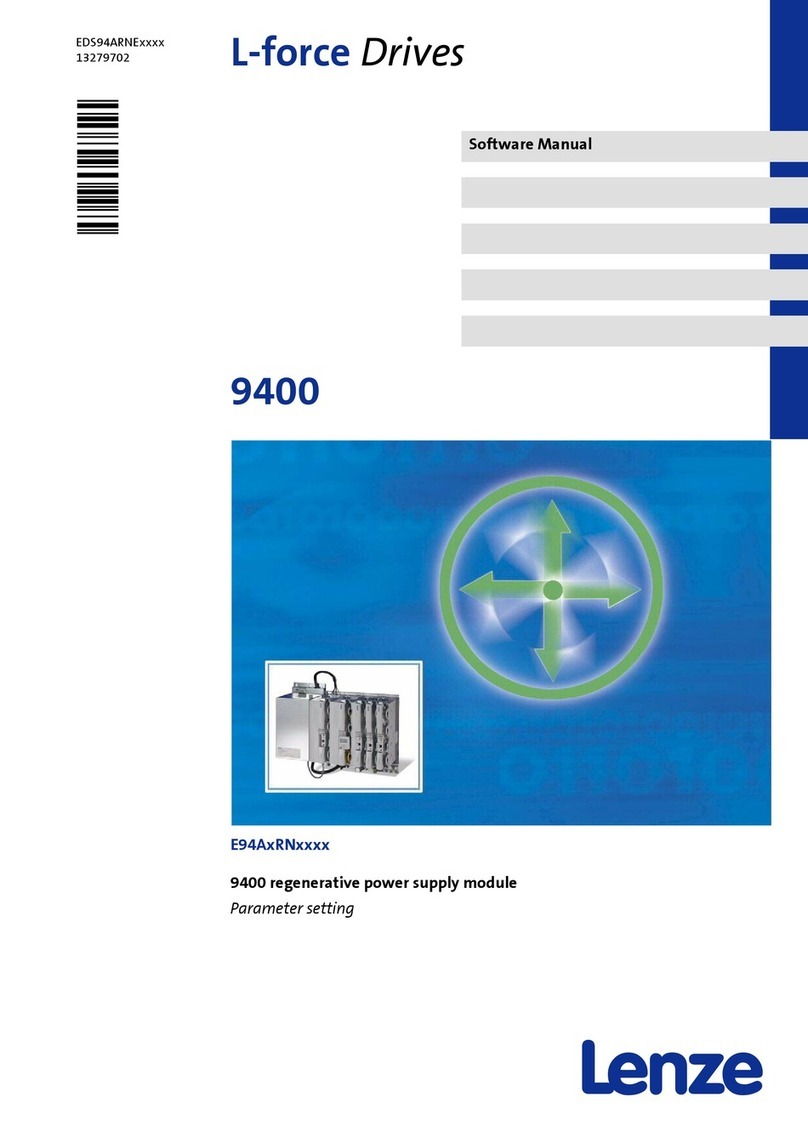 Lenze L-force 9400 Series Mounting instructions