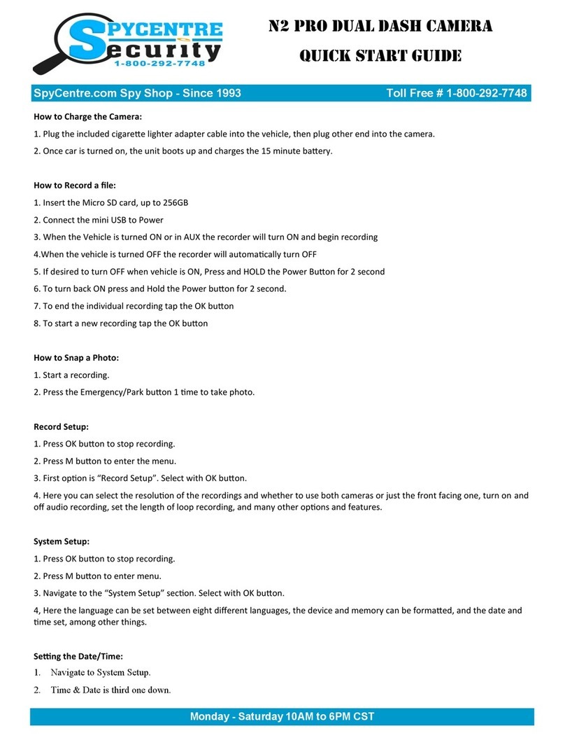 Spycentre Security N2 Pro quick start guide