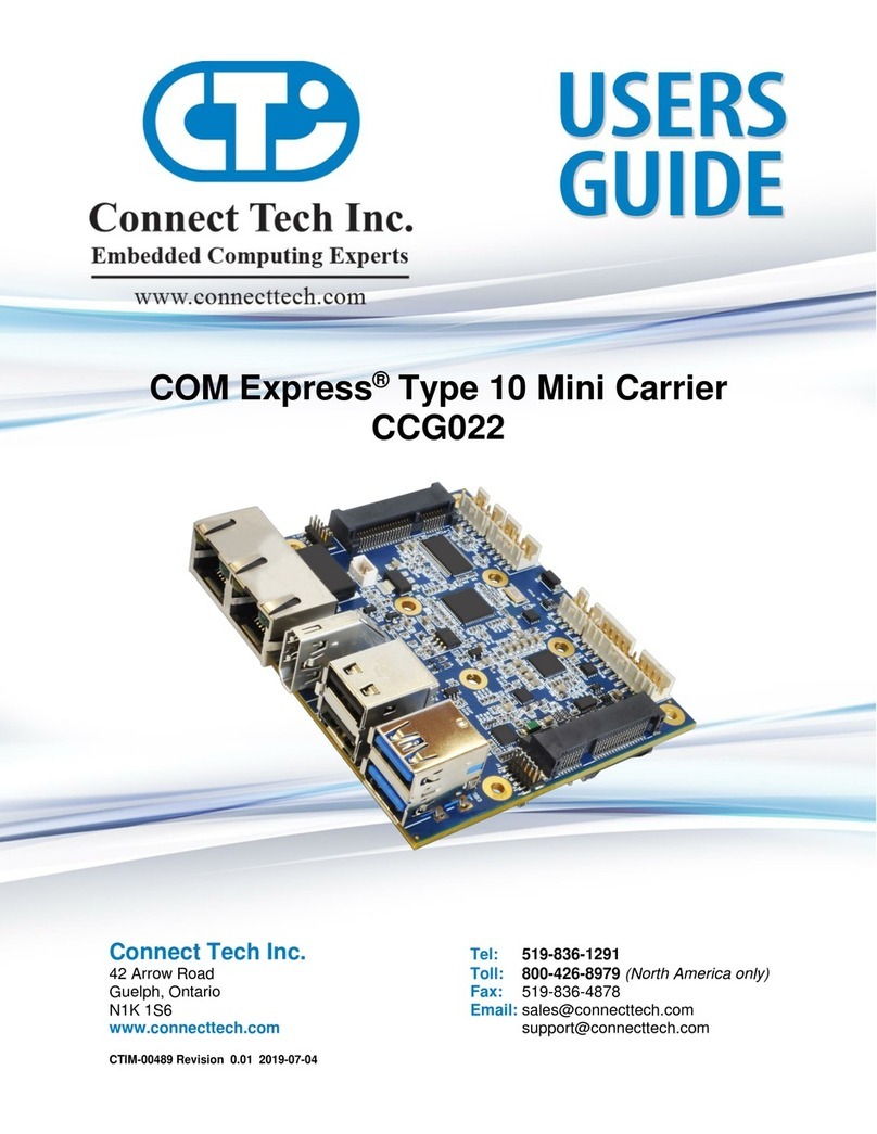 Connect Tech COM Express CCG022 user guide