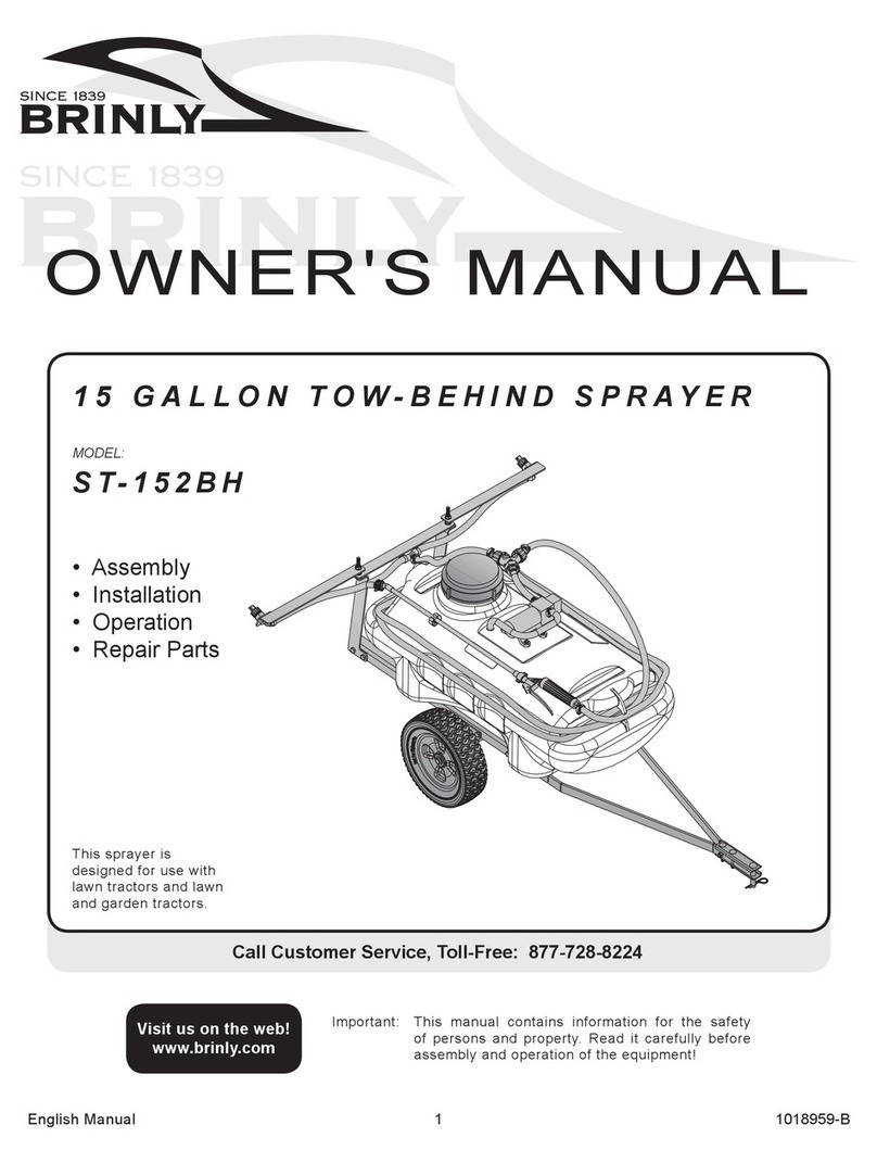 Brinly ST-152BH owner's manual
