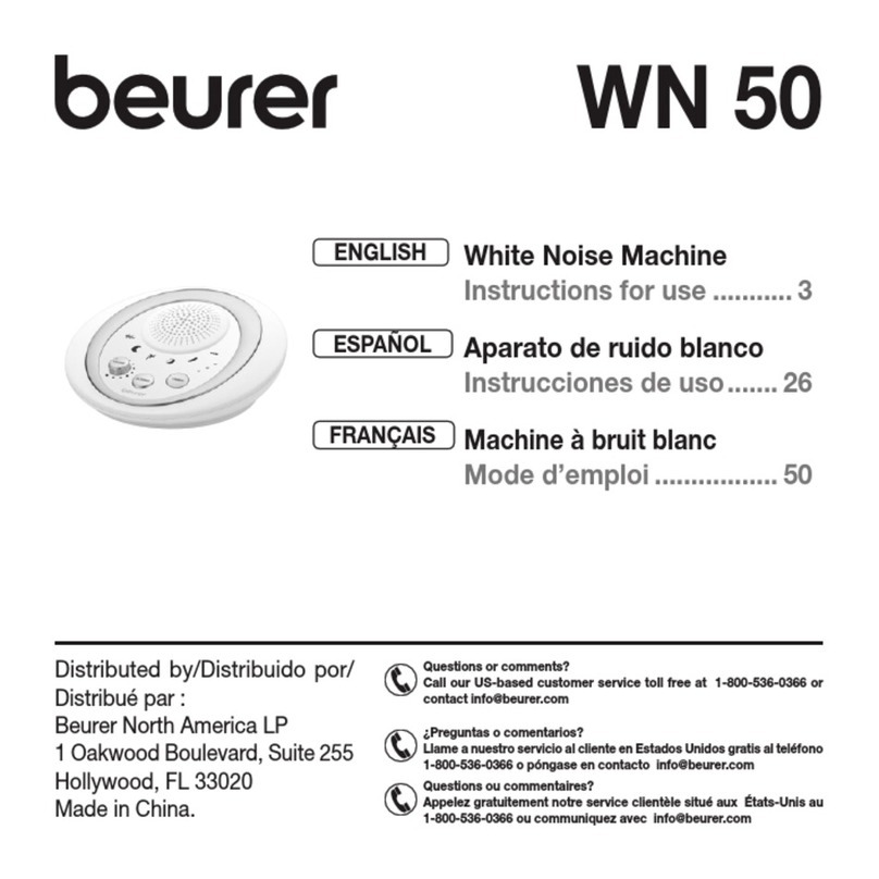 Beurer WN 50 Instructions for use