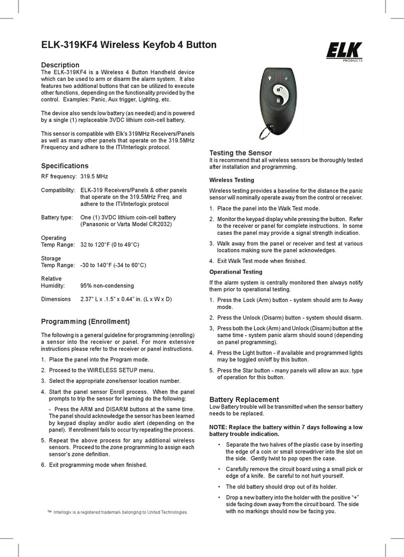 Elk ELK-319KF4 instructions