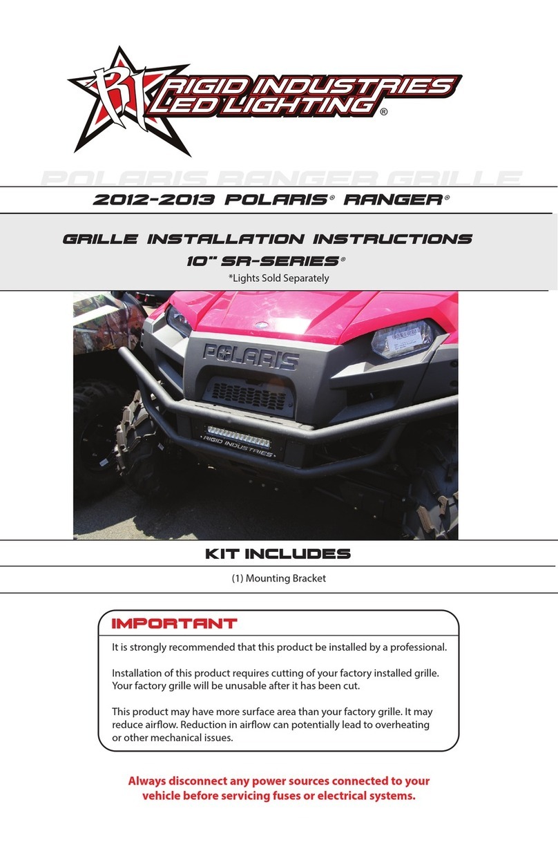 Rigid Industries SR Series installation instructions