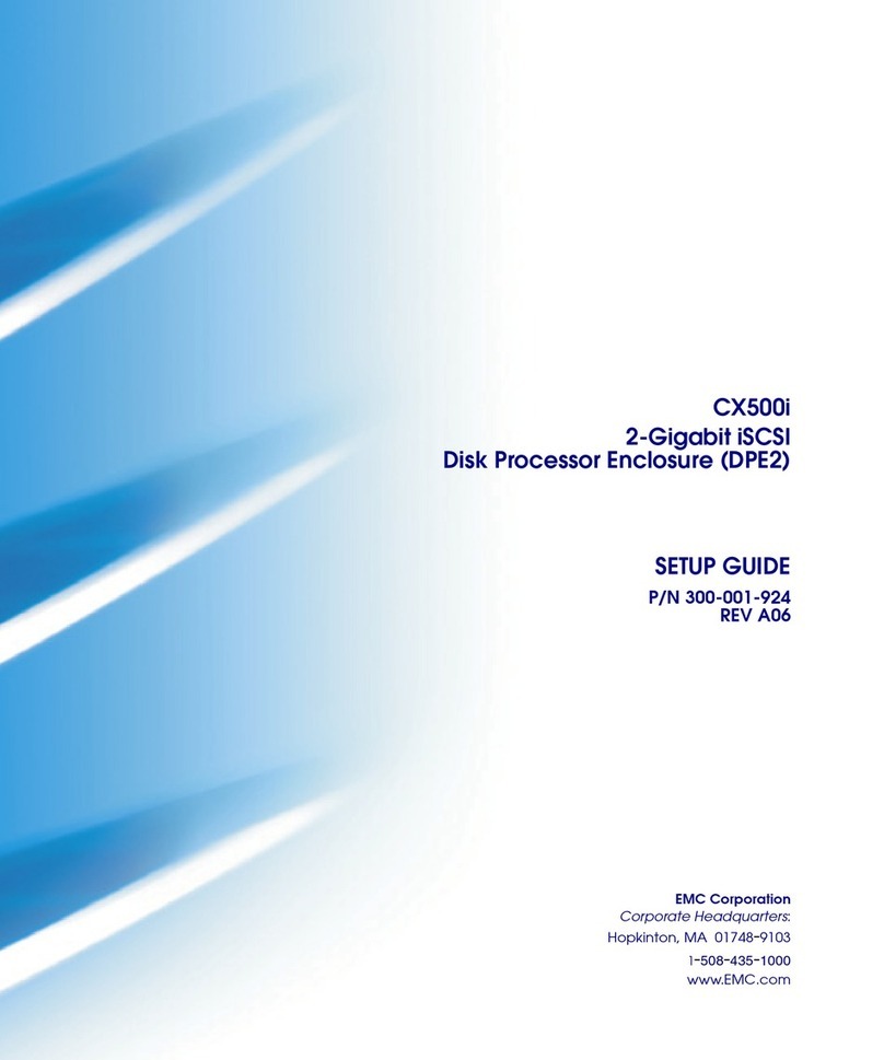 EMC CX500I - Insignia CLARiiON NAS Server User manual EMC CX500I - Insignia CLARiiON NAS Server User manual