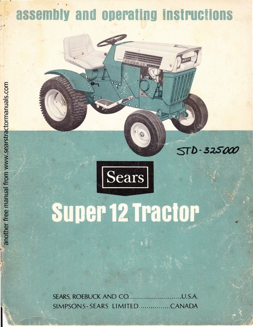 Sears Super 12 Assembly and operating instructions