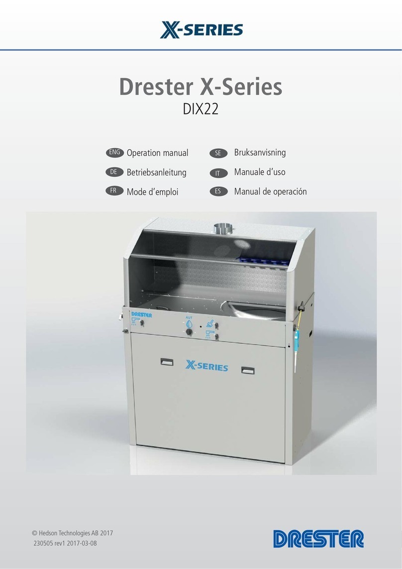 Drester X Series User manual