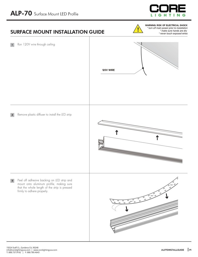 Core Lighting ALP-70 installation guide