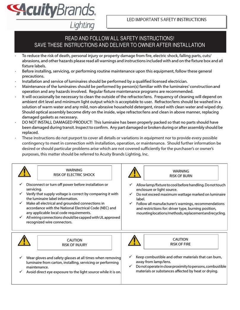 Acuity Brands Lighting Lithonia Lighting TWP-LED Series installation instructions Acuity Brands Lighting Lithonia Lighting TWP-LED Series installation instructions