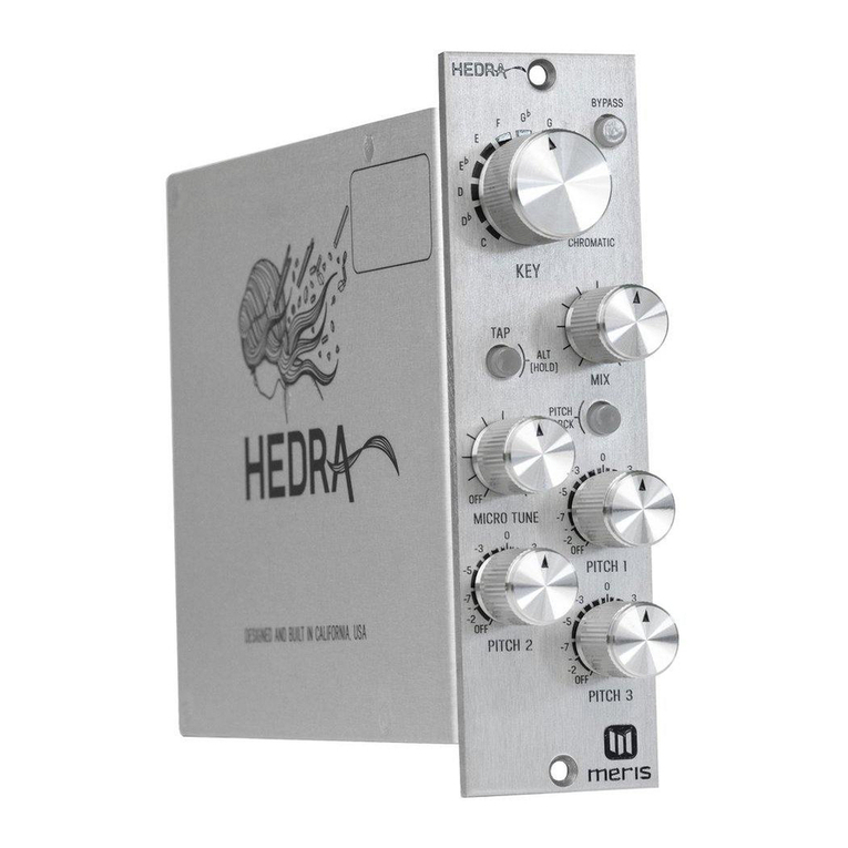 Meris HEDRA 500 Series manual
