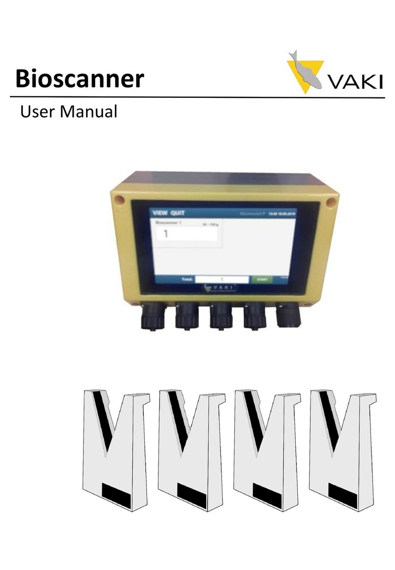 VAKI Bioscanner user manual