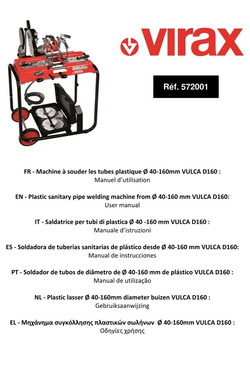 Virax VULCA D160 user manual