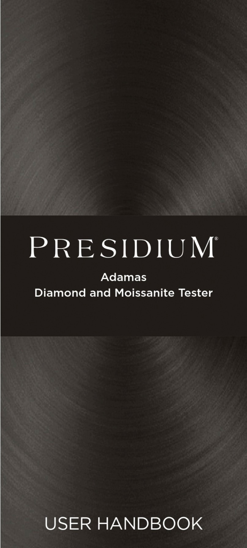 PRESIDIUM Adamas Instruction Manual