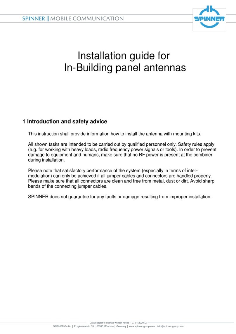 Spinner A77136 installation guide