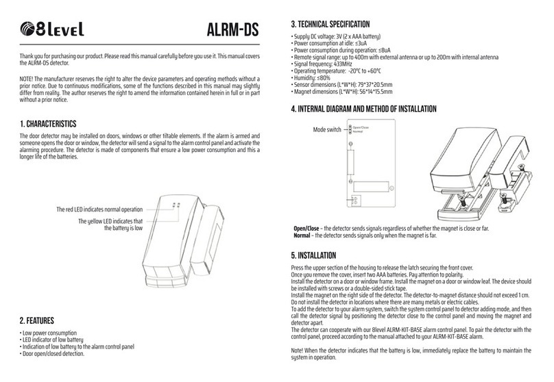 8 Level ALRM-DS manual