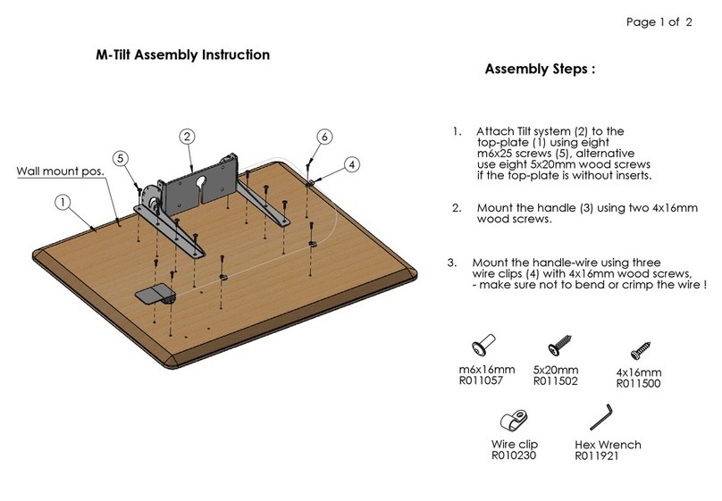 SIS Ergo M-Tilt Assembly instruction
