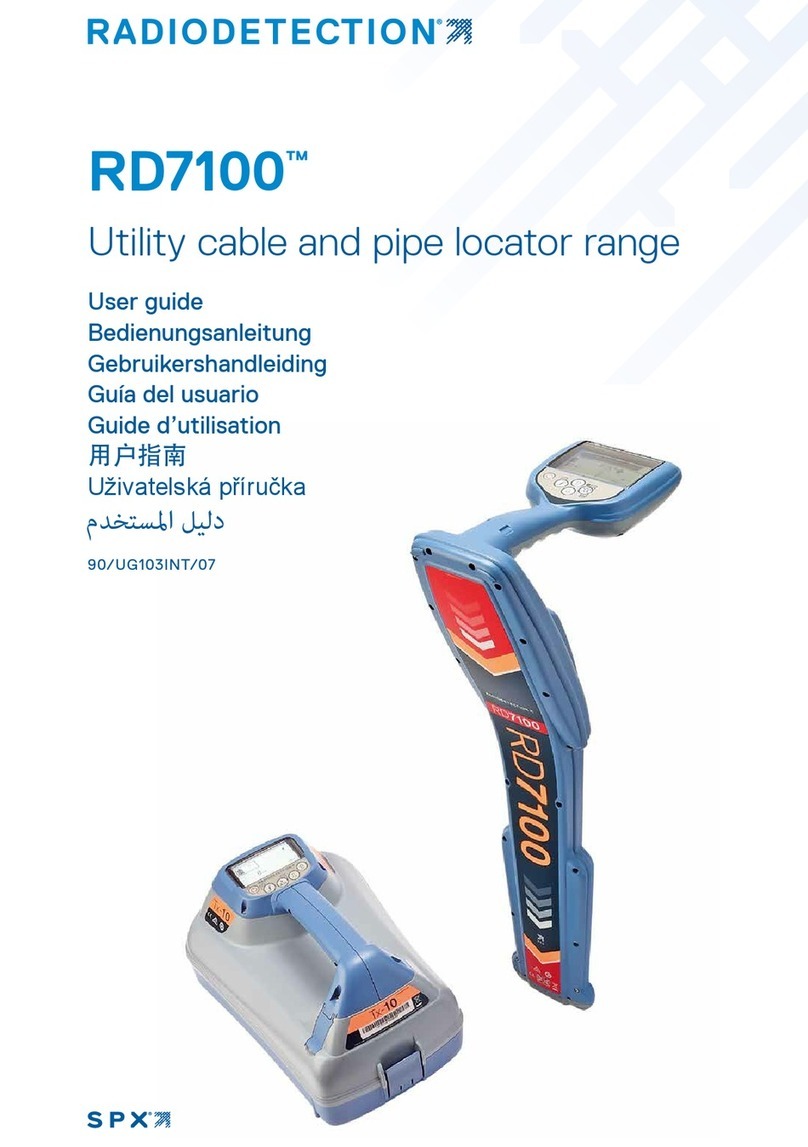 Radiodetection SPX RD7100 user guide
