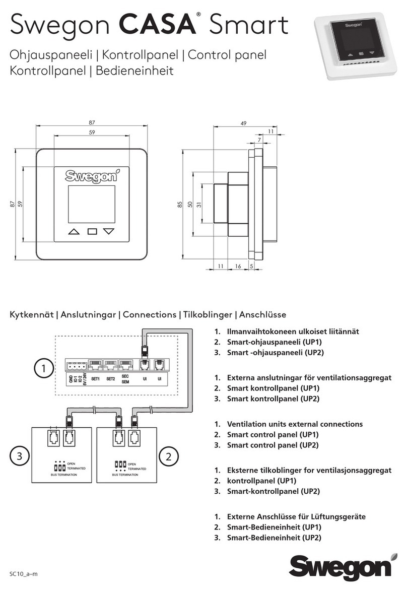 Swegon CASA Smart Sensor Installation