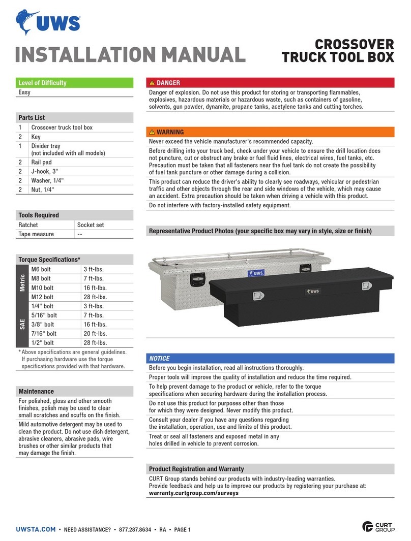 UWS TBS-63-SL-LP-B installation manual
