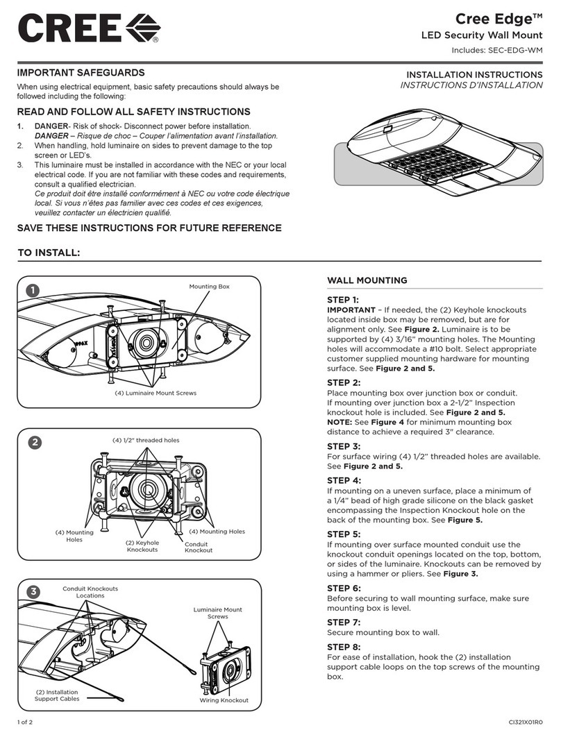 Cree Edge Series User manual