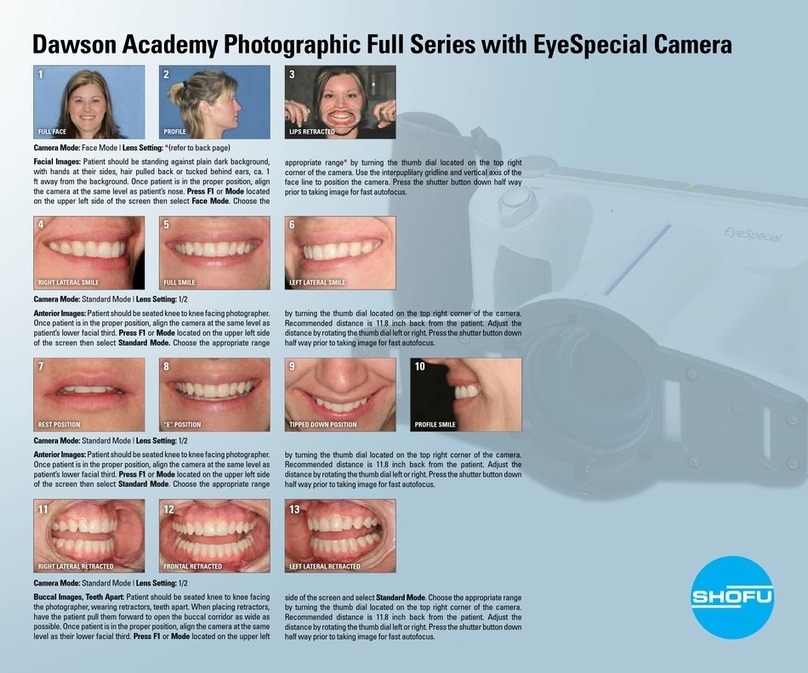Shofu Dawson Academy Photographic Full with EyeSpecial Camera... quick start guide
