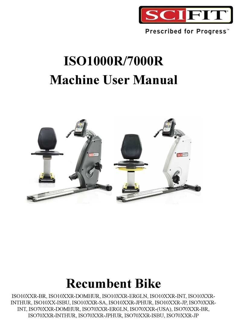 SCIFIT ISO1000R Machine User Manual