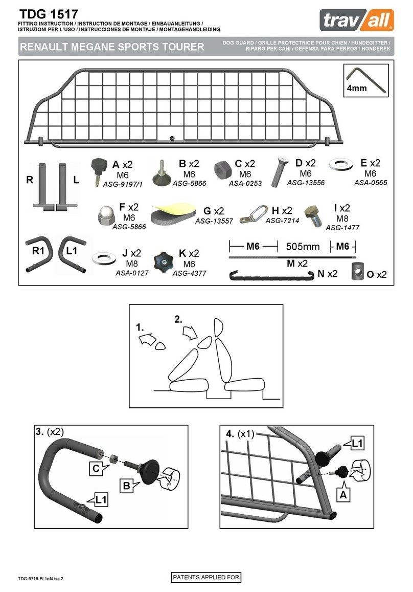 travall TDG 1517 Install guide travall TDG 1517 Install guide