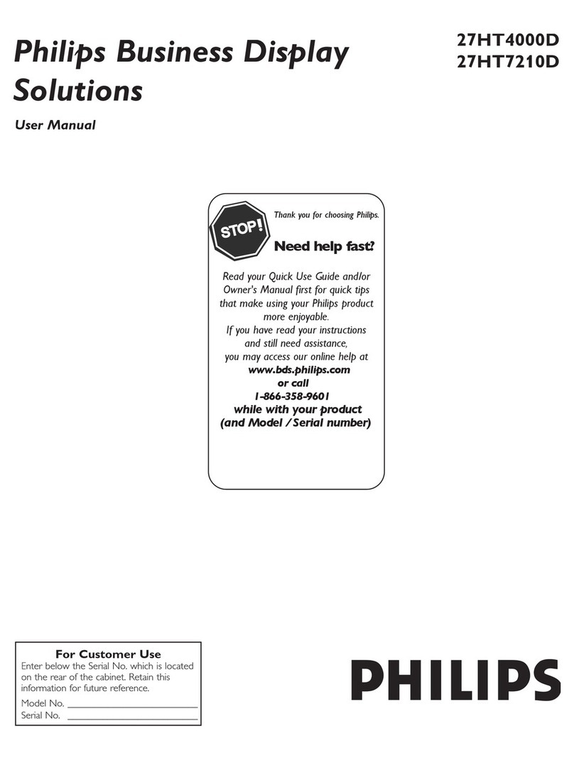Philips 27HT4000D User manual