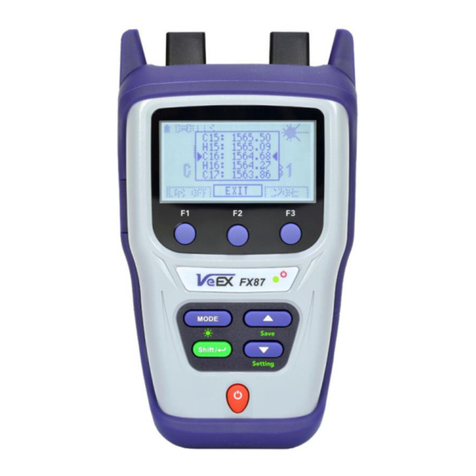VeEX FX87 User manual