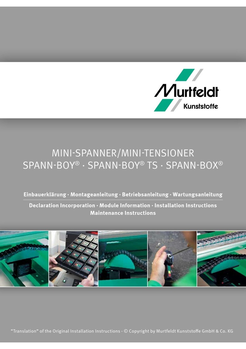 Murtfeldt Kunststoffe Spann-Boy Series installation instructions Murtfeldt Kunststoffe Spann-Boy Series installation instructions