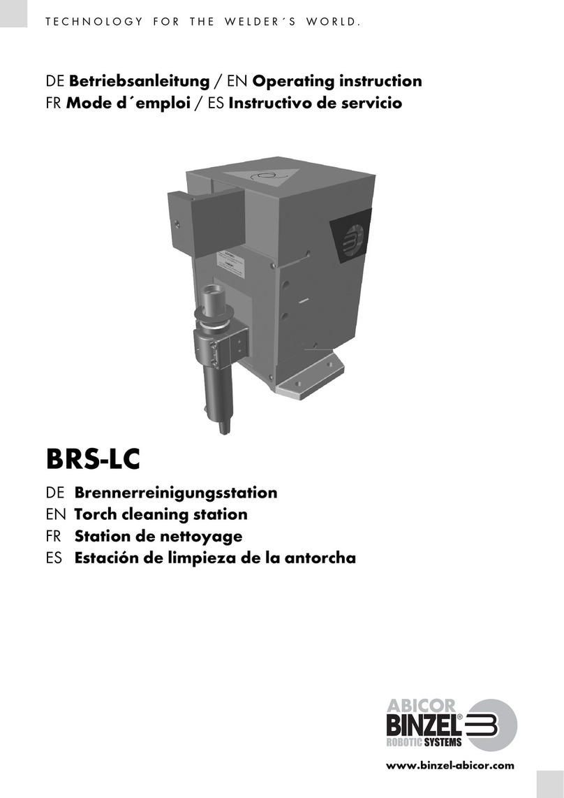Abicor Binzel BRS-LC Operating	 instruction