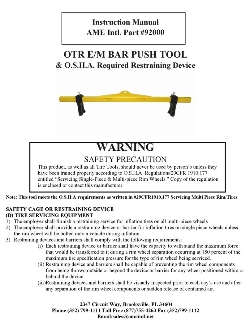 AME Intl. 92000 User manual