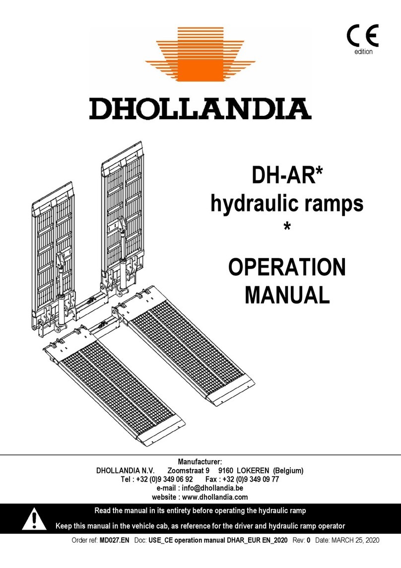 Dhollandia DH-AR Series Operation manual Dhollandia DH-AR Series Operation manual