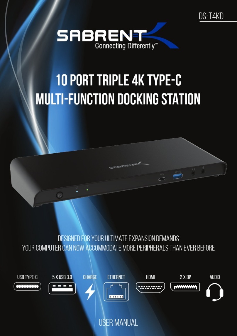 Sabrent DS-T4KD quick start guide