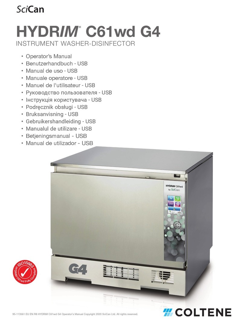 Coltene SciCan HYDRIM C61 wd G4 Operator's manual
