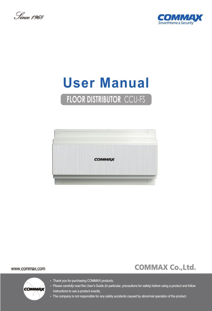 Commax CCU-FS user manual