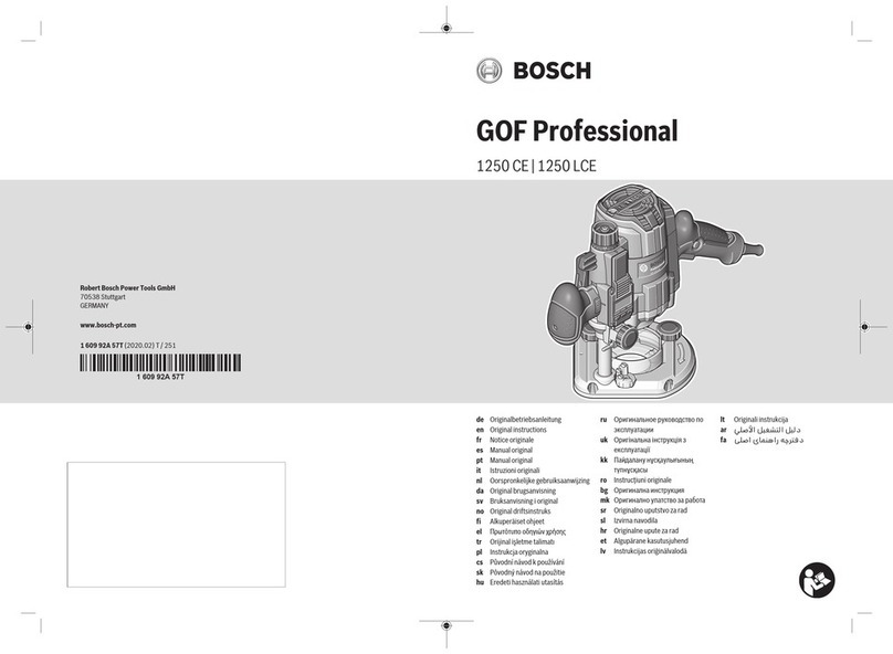 Bosch GOF 1250 CE Original instructions