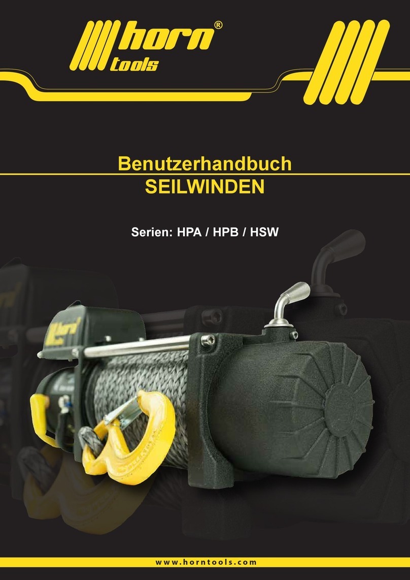 Horn Tools HPA Series user manual