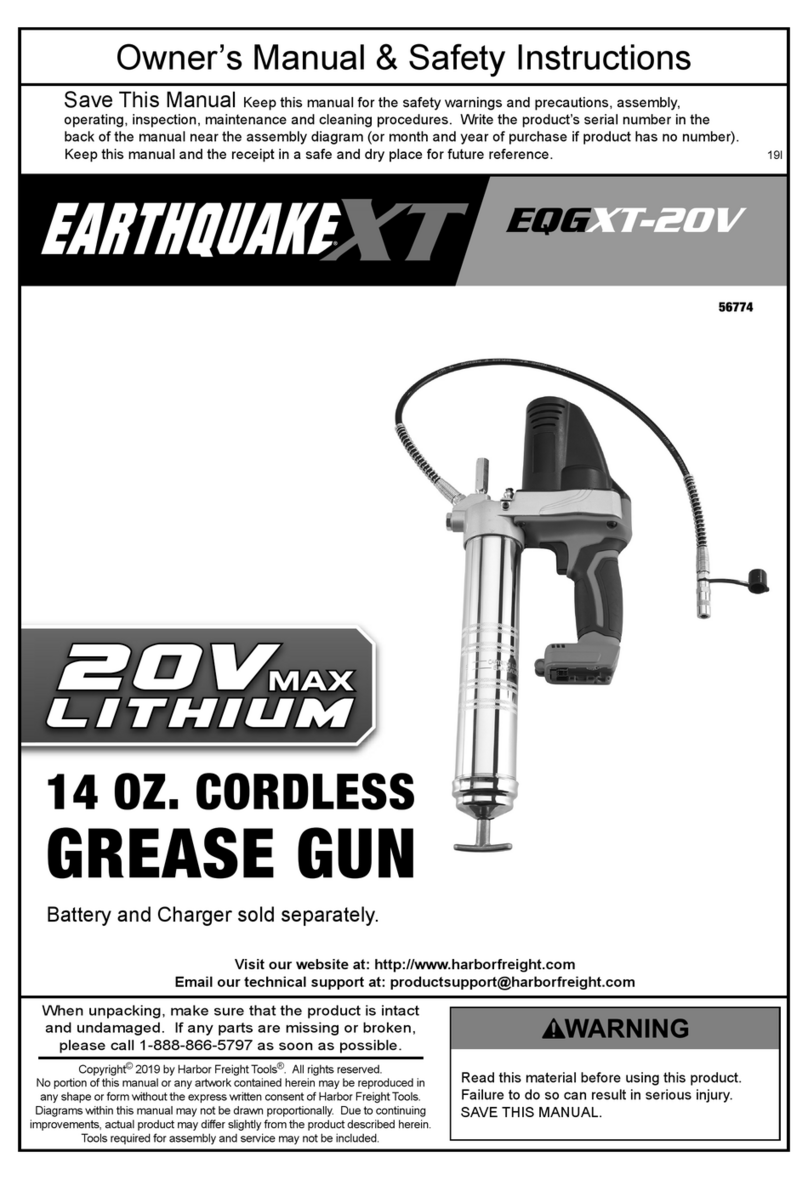 EarthQuake EQGXT-20V Owner's manual & safety instructions