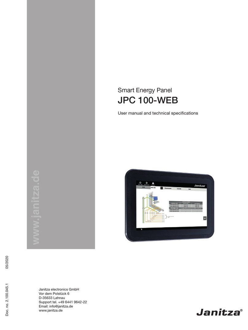 janitza JPC 100-WEB User manual