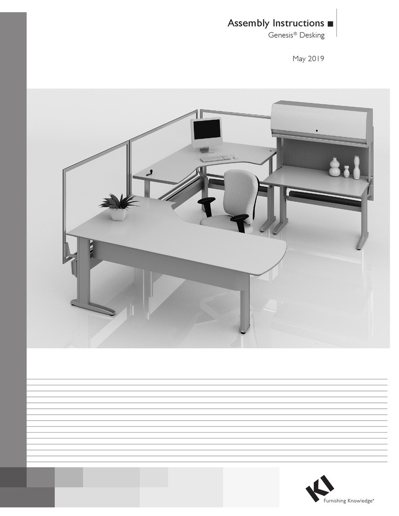 KI Genesis Desking User manual