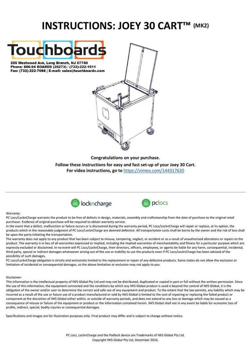 LocknCharge JOEY 30 CART MK2 instructions