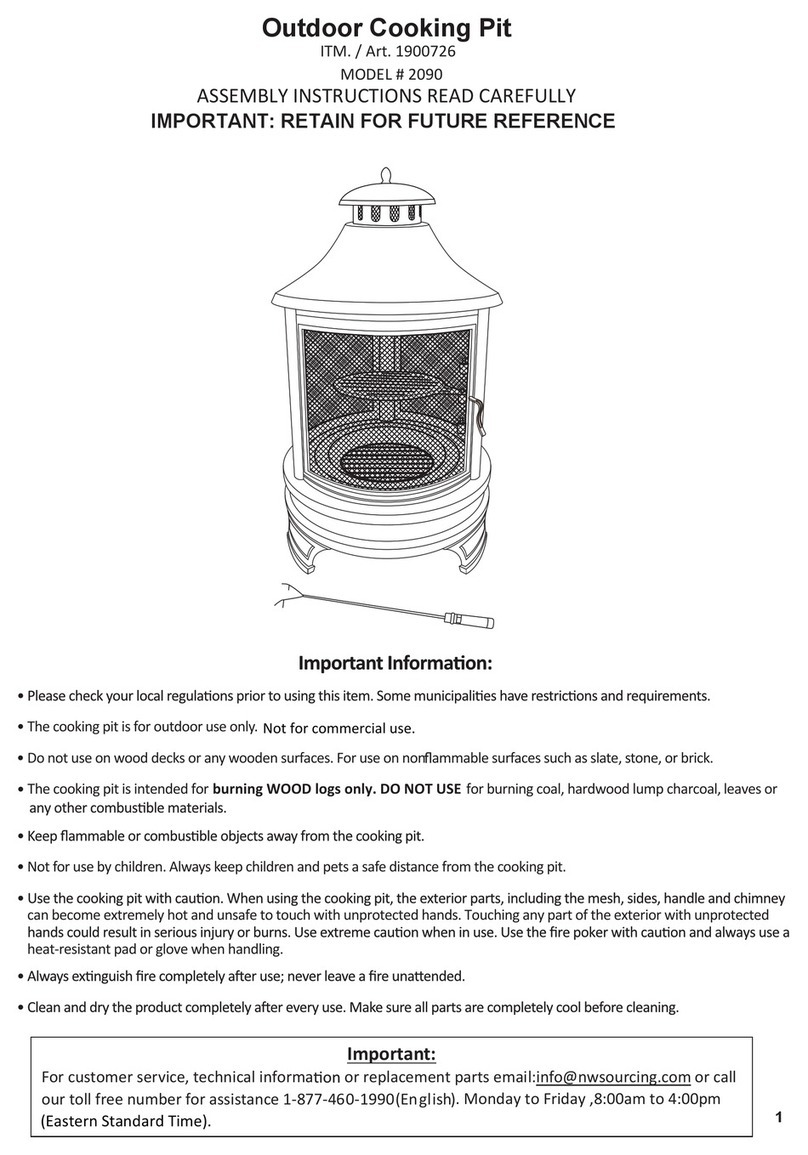 Northwest Sourcing 2090 Assembly instructions
